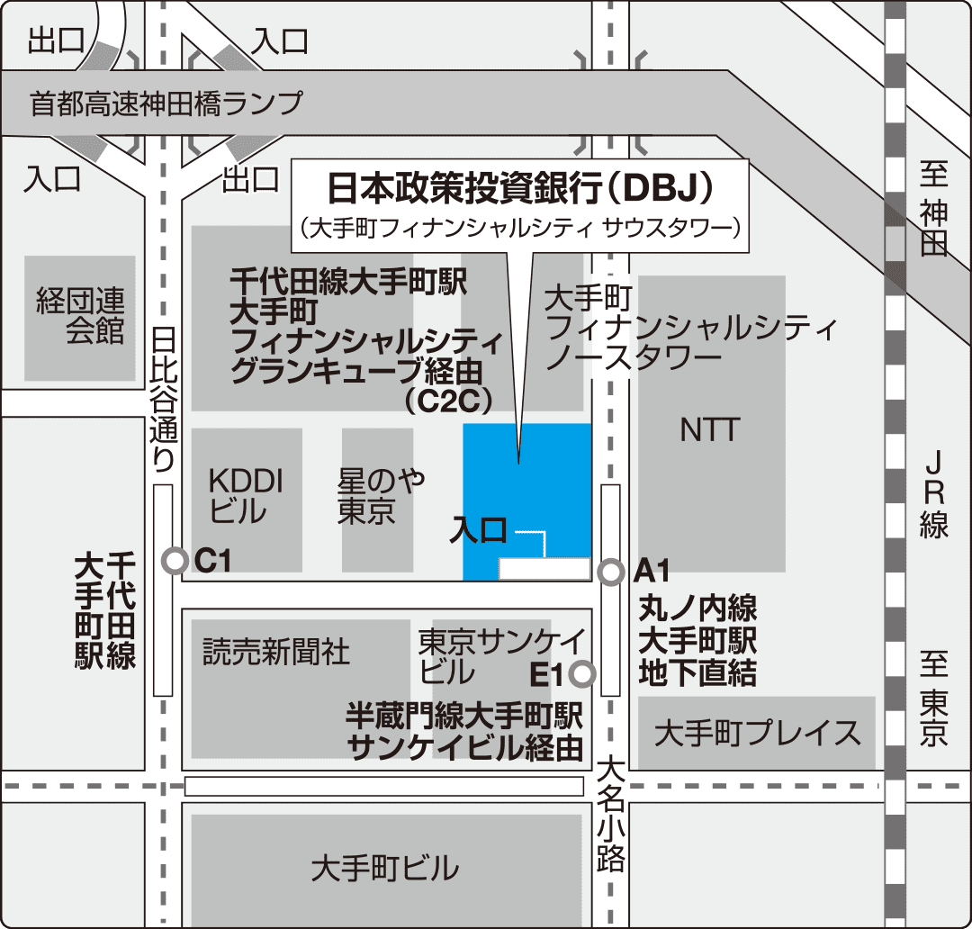 本店　東京の地図