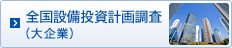 全国設備投資計画調査（大企業）
