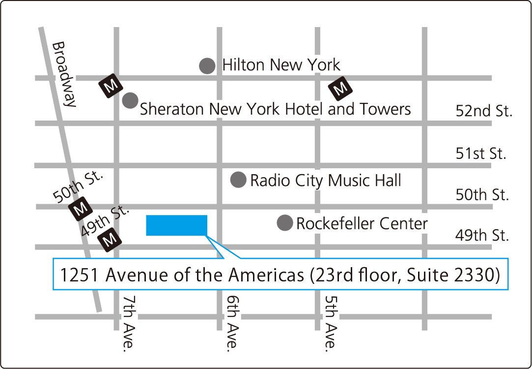 DBJ Americas Inc.の地図