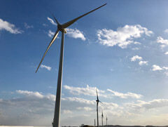 万葉の里風力発電所（福島県南相馬市）