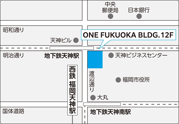 九州支店の地図画像