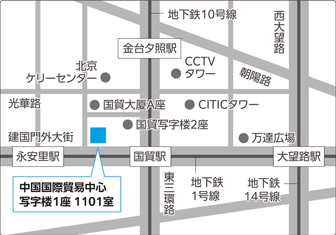 政投銀投資諮詢(北京)有限公司の地図画像