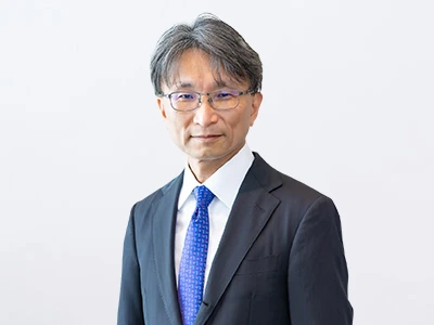 代表取締役社長　地下　誠二の画像です。