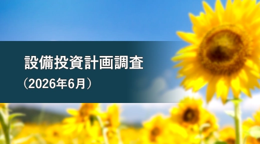 設備投資計画調査(2026年6月)