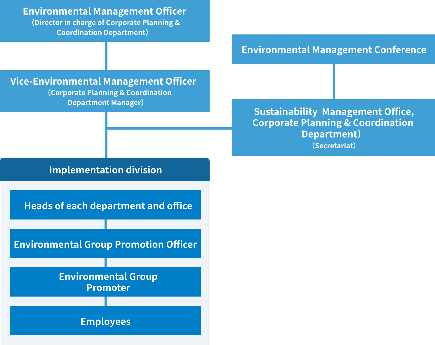DBJ's Environmental Management Structure