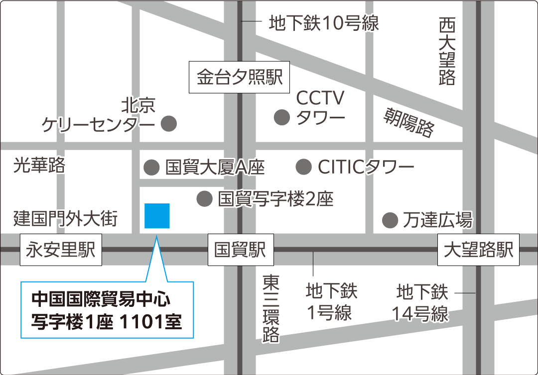 政投銀投資諮詢（北京）有限公司の地図