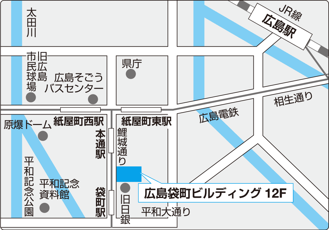 中国支店 広島の地図