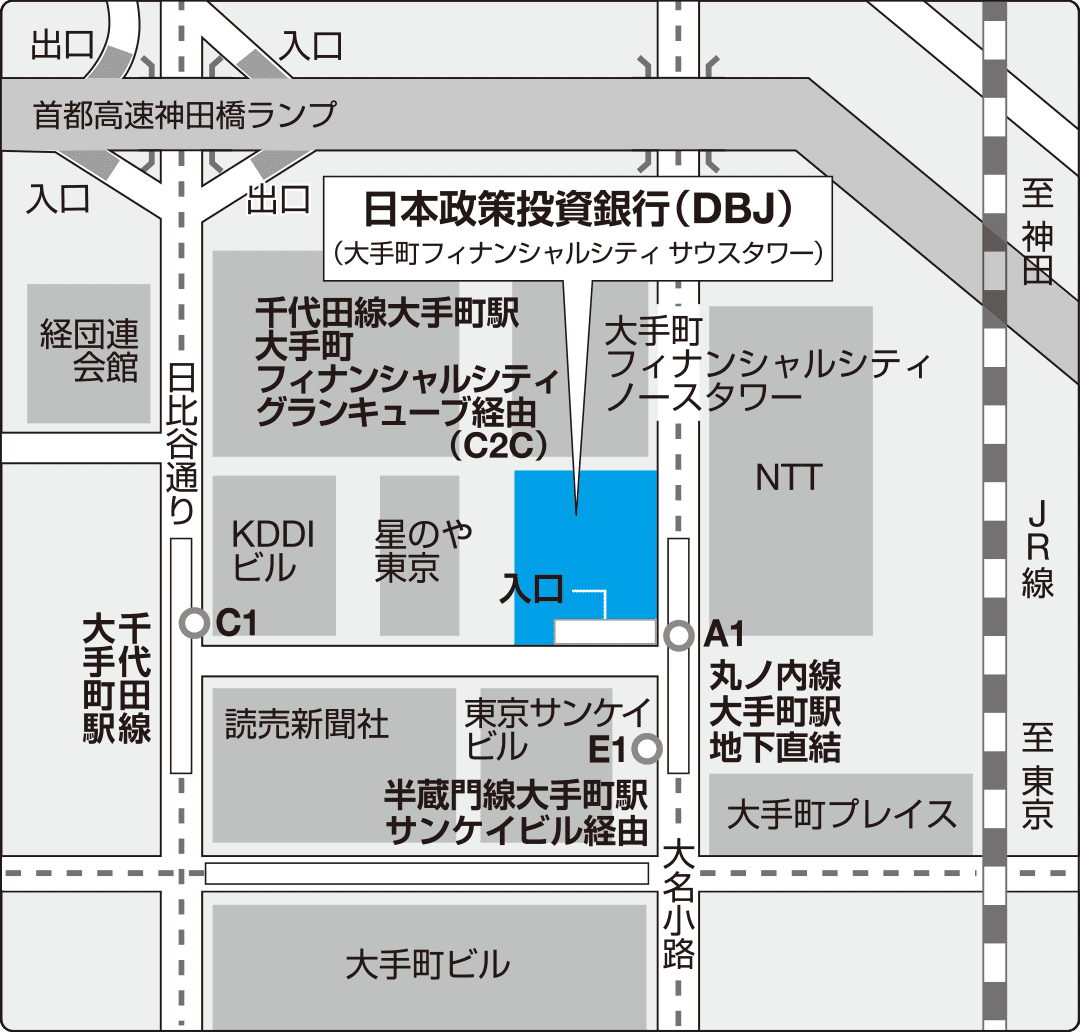本店 東京の地図