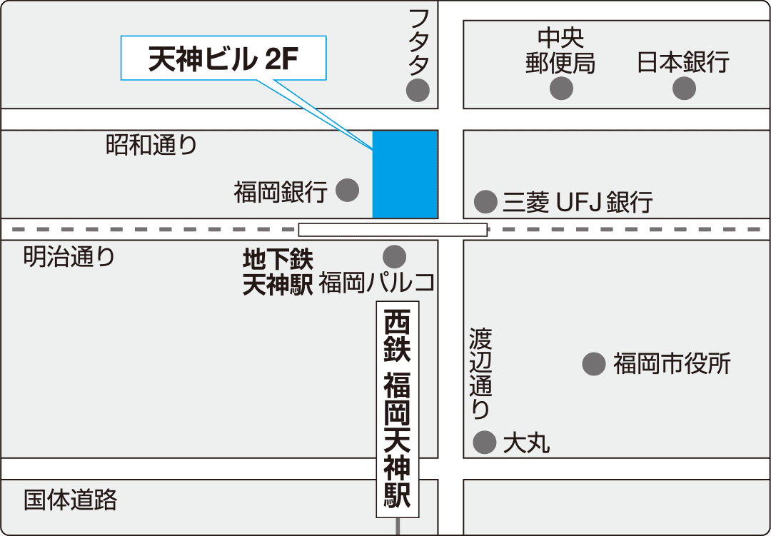 九州支店 福岡の地図